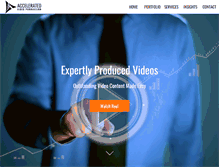 Tablet Screenshot of acceleratedvideo.com